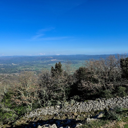 Panorama sul territorio del Goceano da San Giorgio di Aneleto