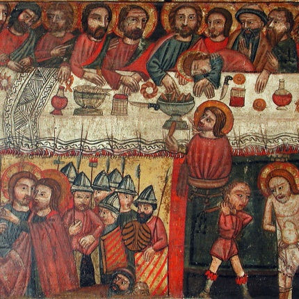 Predella della passione (foto Igor Bellini)