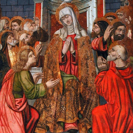 Retablo maggiore, Pentecoste (foto Igor Bellini)
