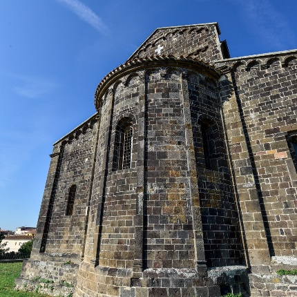 Ardara, chiesa di Nostra Signora del Regno. Abside (foto Ivo Piras)