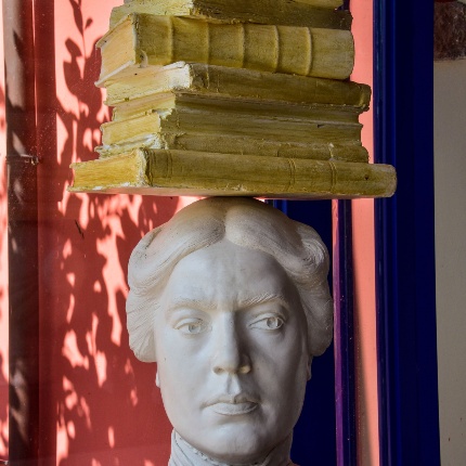Particolare di un'opera (foto Ivo Piras)