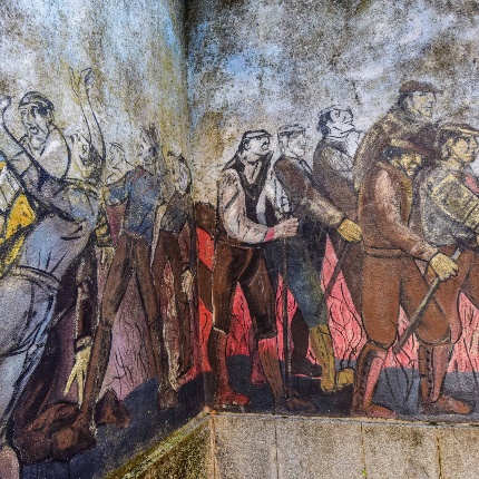 Liliana Cano 1982. La repressione dei contadini rivoltosi (foto Ivo Piras)