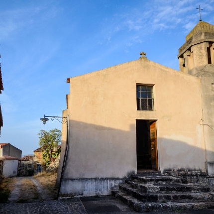 Chiesa di Santa Giulia a Rebeccu. Facciata (foto Angelo Marras)