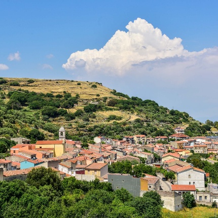 Veduta del centro abitato (foto Ivo Piras)