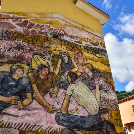 Veduta dell'intero dipinto (foto Ivo Piras)