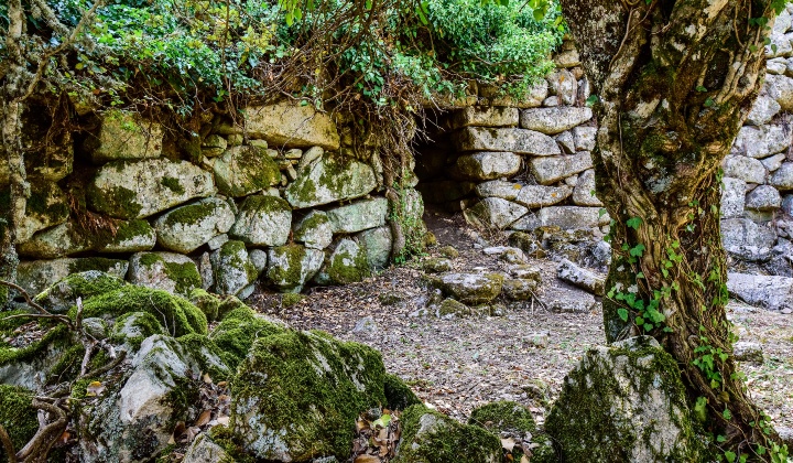 Ingresso al complesso trilobato