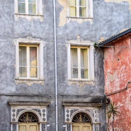 Palazzo del centro storico (foto Ivo Piras)
