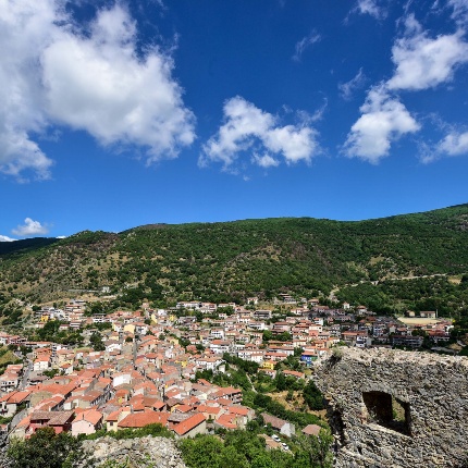 Centro abitato visto dall'alto (foto Ivo Piras)