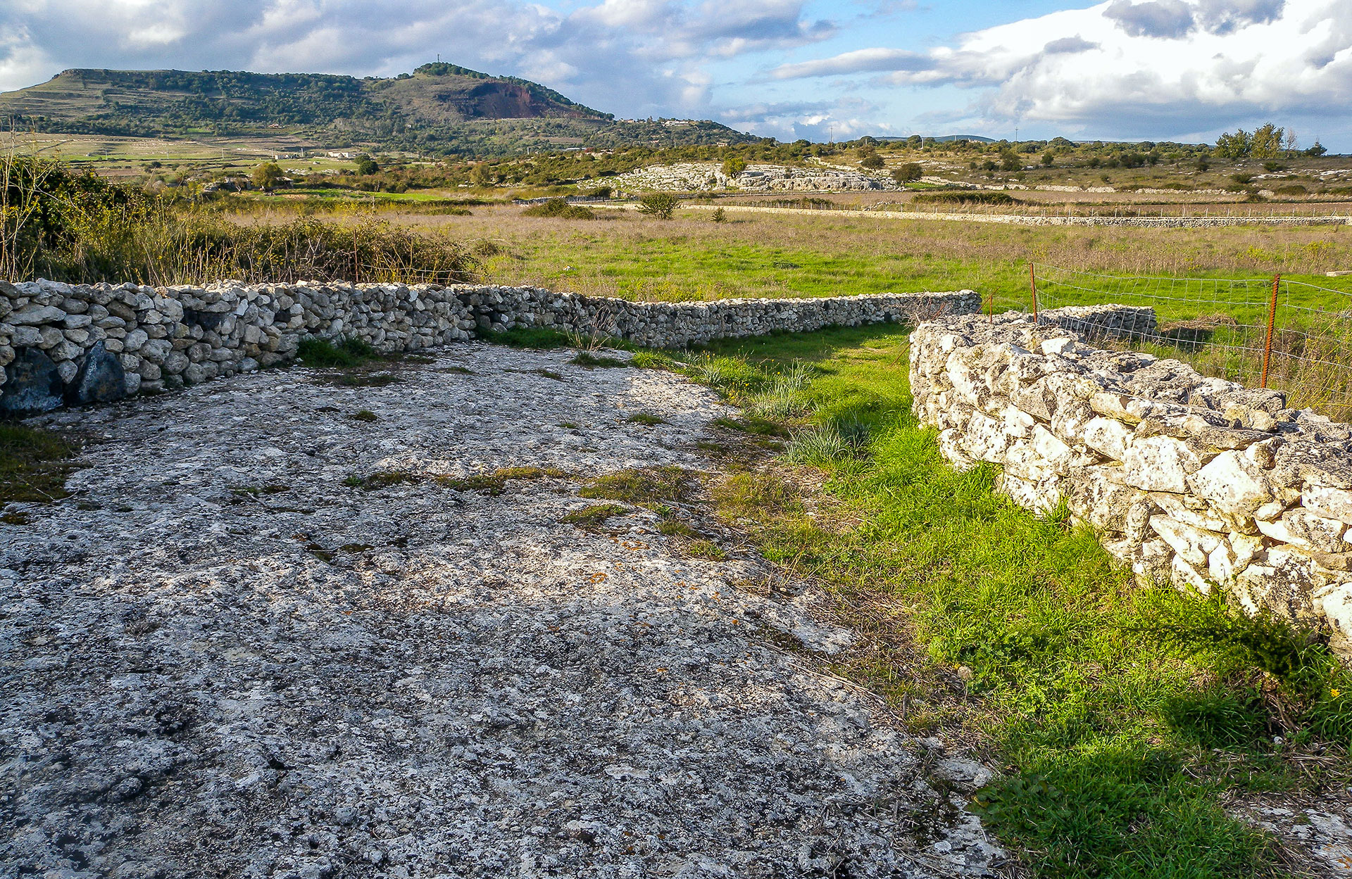 Panoramica della necropoli di Museddu (foto Stefano Chessa)