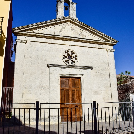 Chiesa di Santa Croce. Facciata (foto Ivo Piras)