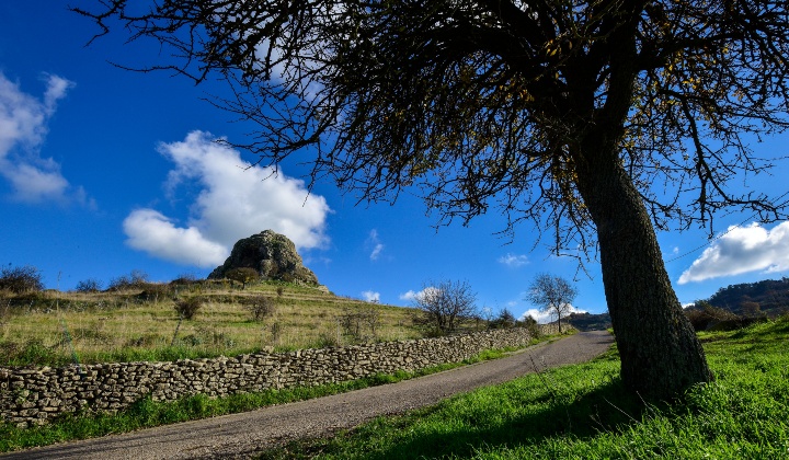 Rocca Mendarza vista dal basso