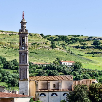 Il campanile più alto della Sardegna (foto Ivo Piras)