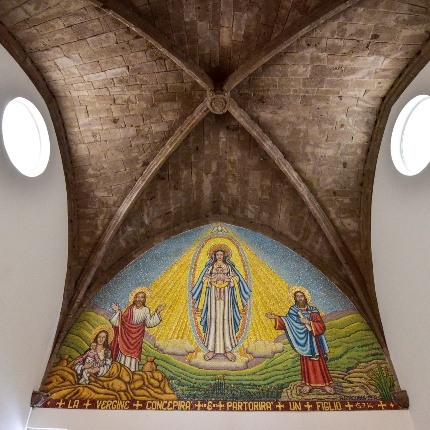 Presbiterio con volta a crociera costolonata (foto Ivo Piras)