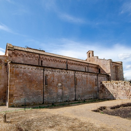 Fianco settentrionale della cattedrale (foto Angelo Marras)
