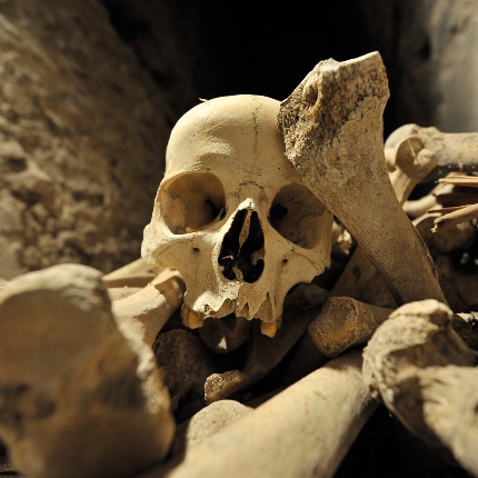 Ossario del convento (foto Ivo Piras)