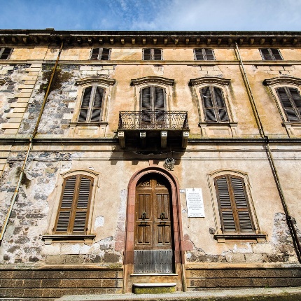 Facciata del Palazzo Pinna Parpaglia (foto Angelo Marras)