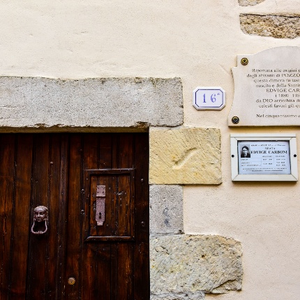 Esterno della casa natale della beata Edvige Carboni (foto Ivo Piras)