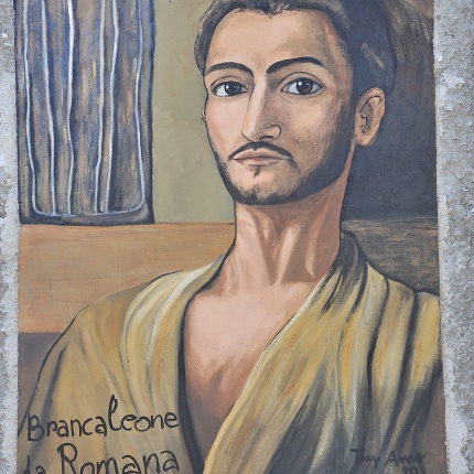 Ritratto del pittore di Romana Brancaleone Cugusi (foto Ivo Piras)