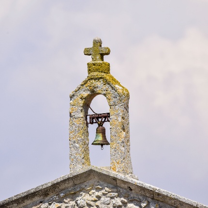 Particolare del campaniletto a vela (foto Ivo Piras)
