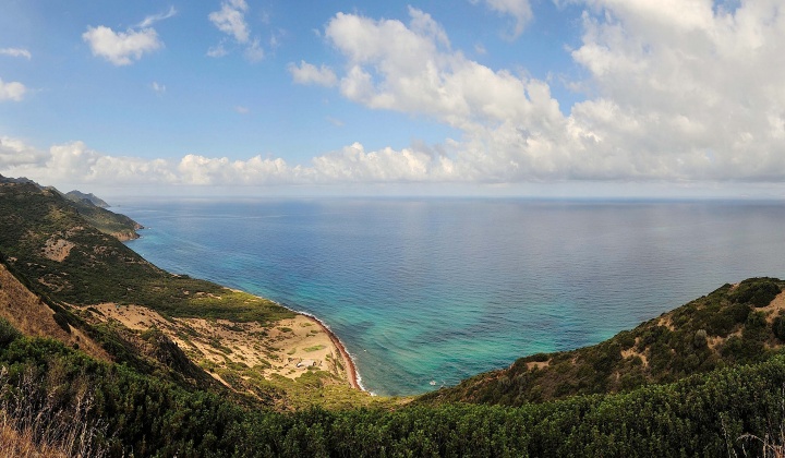 Magnifico panorama della costa