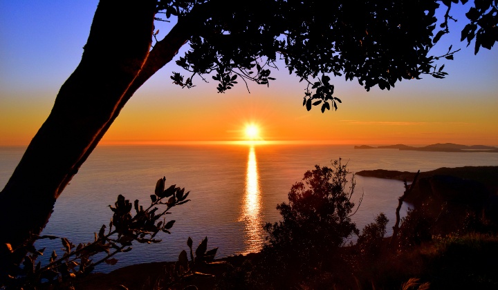 Suggestivo tramonto estivo