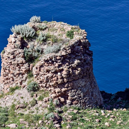 Dettaglio visto dall'alto della torre (foto Ivo Piras)